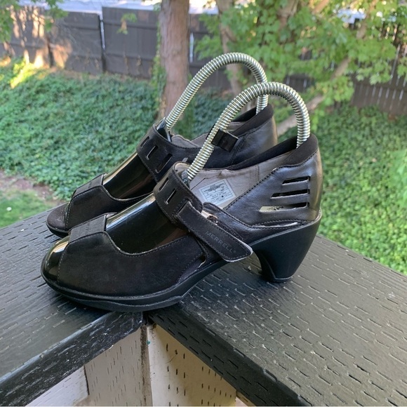 Merrell Women’s‎ Black Cycling Heel Shoes Size 6 - Picture 3 of 8